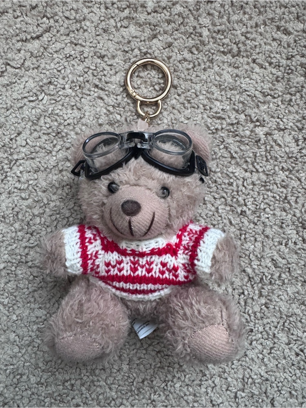 Target bear plush pendant keychain